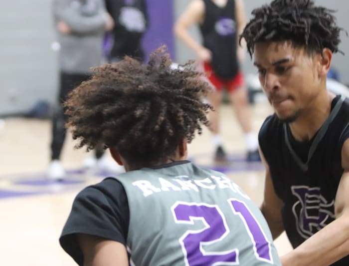 Rancho Cucamonga point guard Aaron Glass photos by John Murphy, 12-28-2023120720230